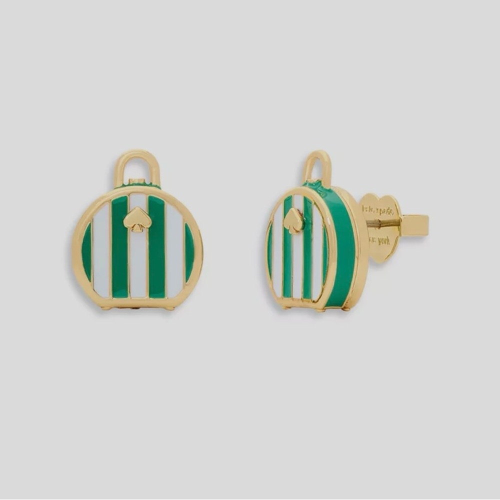 KATE SPADE 🛄 Away We Go Suitcase Earrings NEW